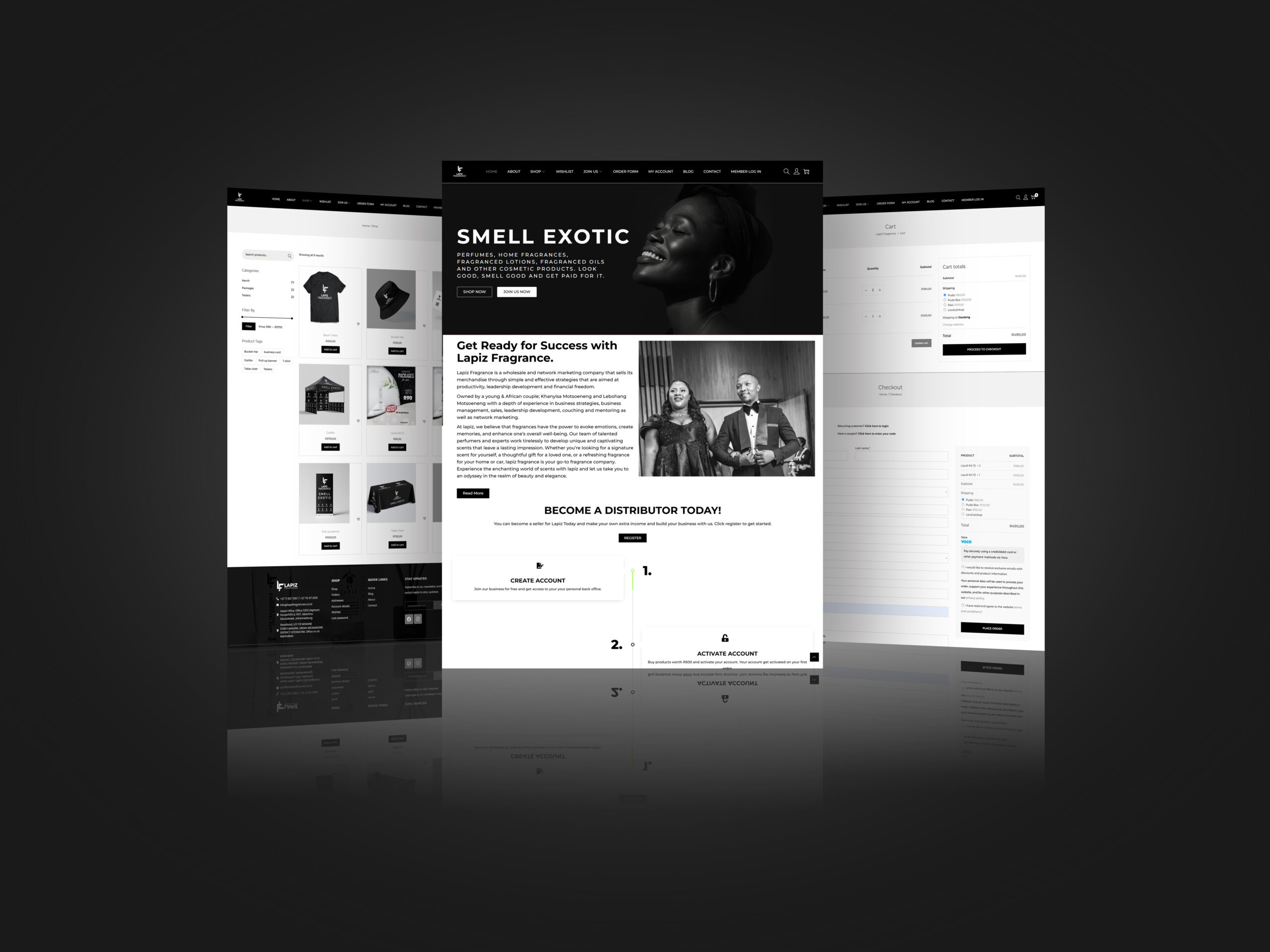 Website mockup